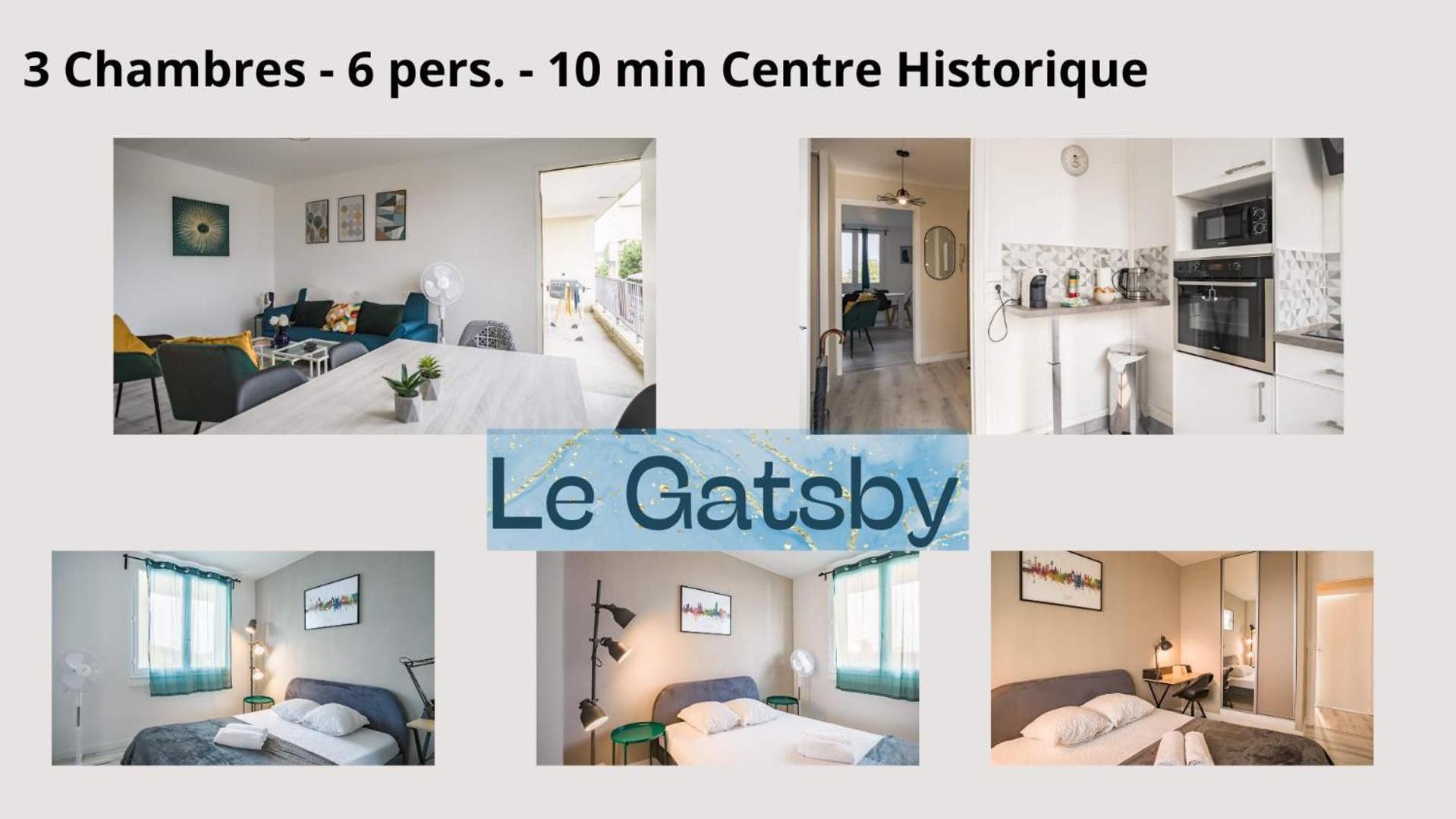 Le Gatsby - 3 Chambres - Centre-Ville Troyes Exteriér fotografie